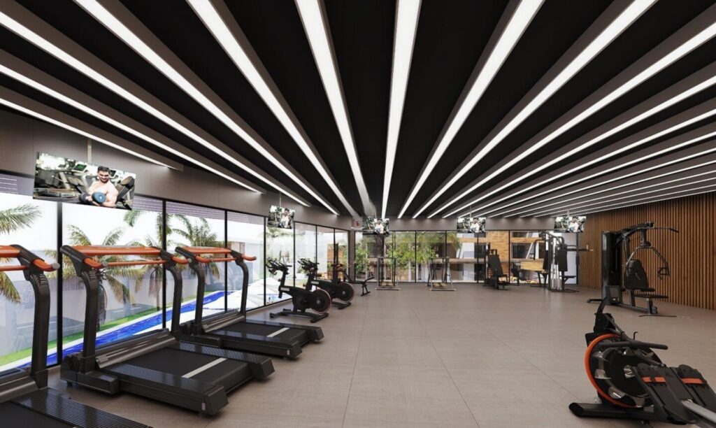 Espaço Fitness<br>climatizado